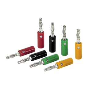 Bananplugger, sett med 8 stk