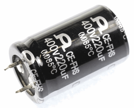 220UF M 400V, KONDENSATOR, ELKO