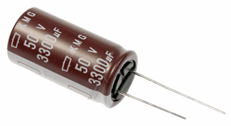3300µF, 50V ELKO RADIAL NCC 105° 18X37MM