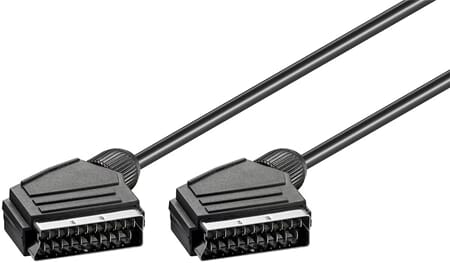 Scart kabel, han/han, 1,5 meter.