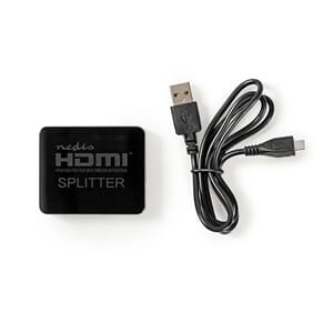 HDMI Splitter, 1 inn, 2 ut