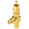 Dynavox T-ledd RCA, 1xHAN - 2xHUN, 2-pk