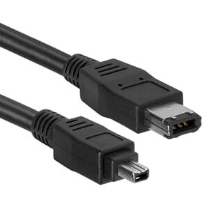 FireWire kabel, 6/4, 2 meter,