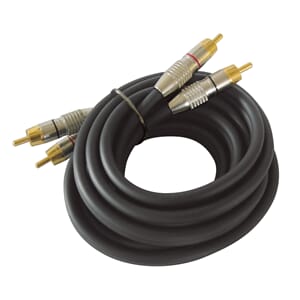 Dynavox RCA/RCA kabel, 10m, sort