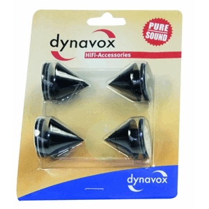 Dynavox noisekiller dempeføtter, 4 pk.