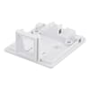 Surface mount box for Keystone, 1 port, white
