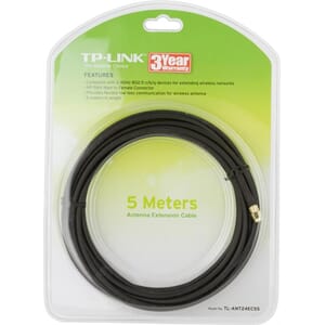 Antennkabel WLAN, RP-SMA ha-ho, 5m,