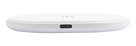 Wireless charger, 10 W, USB-C, Qi certified, white