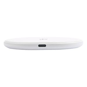 Wireless charger, 10 W, USB-C, Qi certified, white