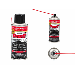 DeoxIT D5 - kontakt/rengjøringsspray, 182ml