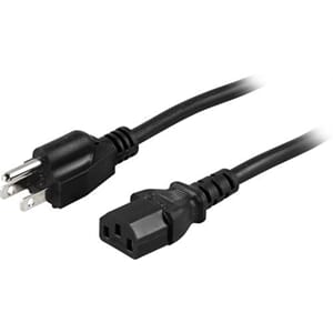 NEMA 5-15 - IEC 60320 C13, 2m , black