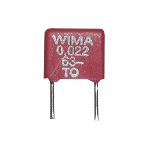 0,022UF-63V MKS2-KONDENSATOR RM=5,0MM -ROHS-