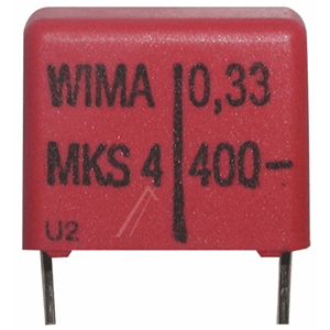0,33uF-400V MKS4-kondensator RM=15mm
