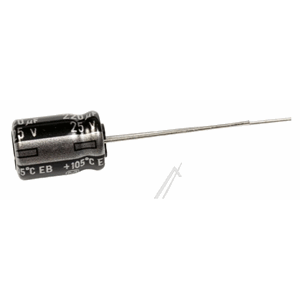 220UF-25V ELKO RADIAL, 105° 8X11,5MM