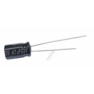 47uF, 63V radial, PAN 105° 6,3x11,2mm