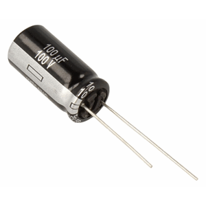 100uF, 100V Elko radial PAN 105° 10x20mm