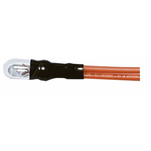 6,3V-0,08A-0,5W T1 1/4 MINIATYRPÆRE MED 300MM KABEL, 4X12M
