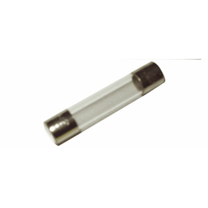 Glassikring treg/slowblow 6.3x32mm 0.125A